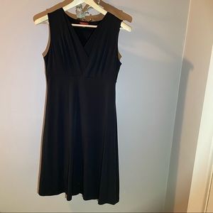 Merona Black ALine Stretchy Dress Medium